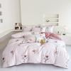 100% Cotton Printed Duvet Cover Set 3PC Soft Skin Friendly Bedding With One Quilt Cover And Two Pillowcases