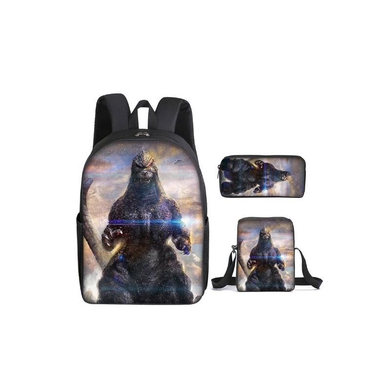 Godzilla Kinderrucksack Mit Luftpolstergurten Für Grundschüler