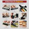 Sushi Making Kit, Sushi Making Mold for Beginners, Professional Home Sushi Maker, Sushi Rolling Machine with Sushi Roller Bazooka, Sushi Mat,