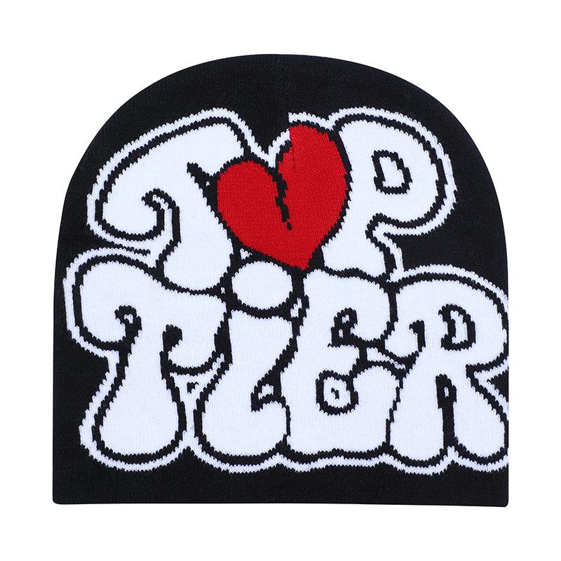 Winter Knitted Letter Jacquard Beanie - Warm, Cold-Proof, Versatile Fashion Wool Hat