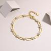 925 Silver Moissanite Bracelet Bracelet Women'S Premium Ins Wind Gold Chain Hand Jewelry