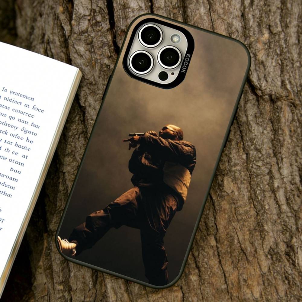 Kanye West YE Lustige Handyhülle Für iPhone 17,16,15,14,13,12,11 Plus,Pro Max,XS,Farbig Versilberte Innenabdeckung