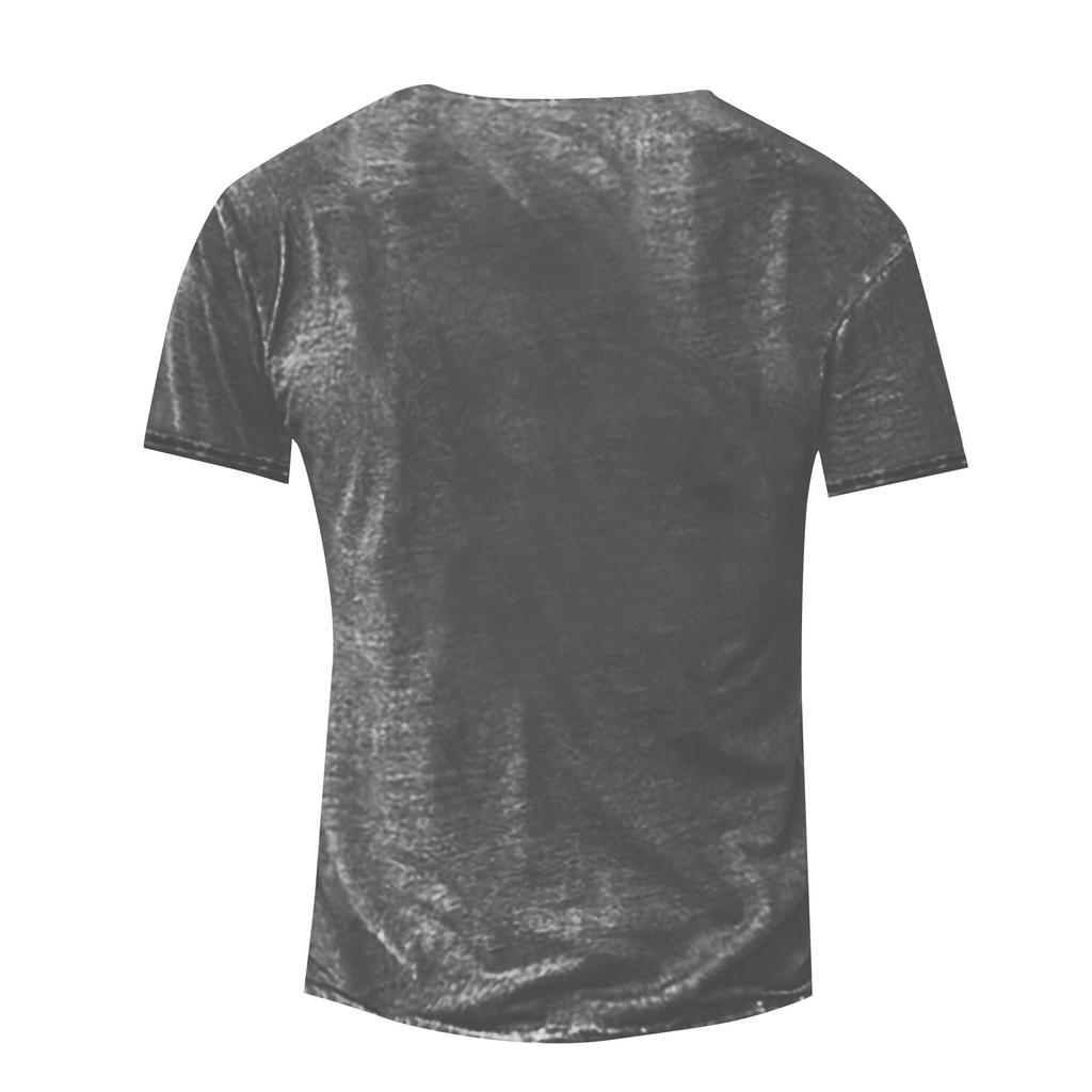 Men's  T-shirt T-shirts Graphic Text Black Military Green Pool Dark Gray 3D Printing Street Casual Short Sleeve Button Down Printed Clothing Basic