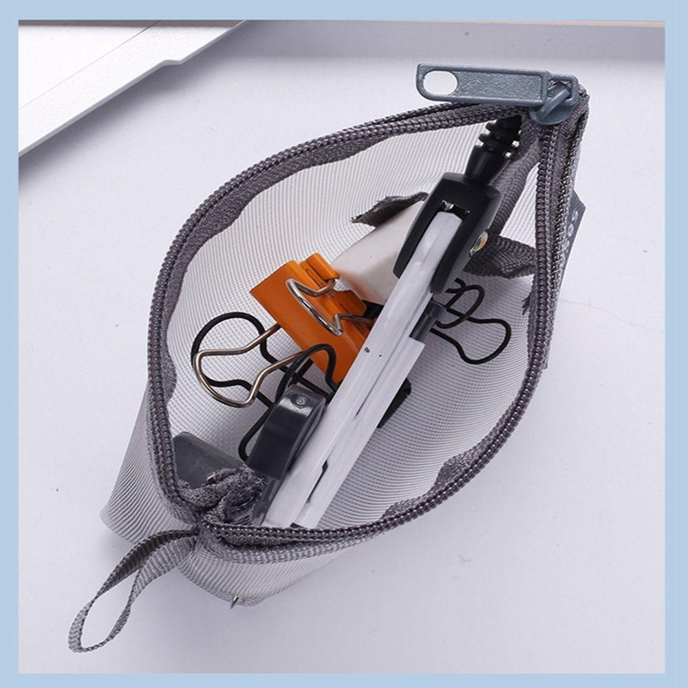 

Storage Bags Cosmetic Cases Small Coin Purse Mesh Cosmetic Bag Storage Bag Makeup Brush Storage Bag чёрный