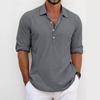 Spring & Autumn Men's Casual Short Sleeve Cotton Shirt with Turn-down Collar