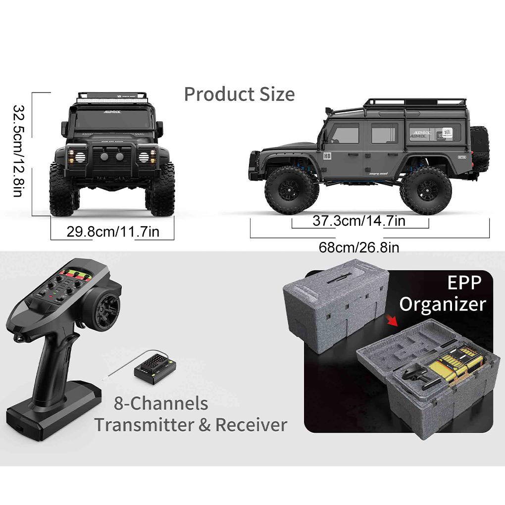 

1/8 MJX H8H/ H8H+ V2 внедорожный радиоуправляемый автомобиль безщеточный скалолазный автомобиль с легкой блокировкой дифференциала 8-канальный симулятор приложение радиоуправляемый автомобиль