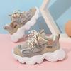 Children's Athletic Shoes Boys Girls Mesh Breathable Dad Sneakers Soft Sole Casual Footwear for Outdoor and Indoor Activities