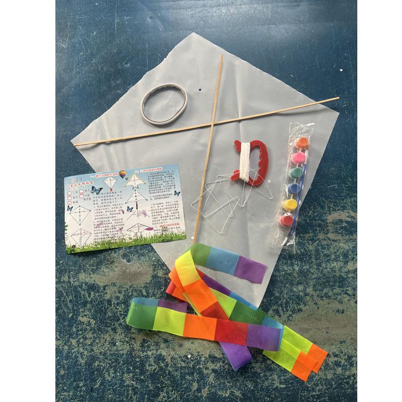 DIY Bamboo Frame Kite: New Style Hand-Painted Educational Kit