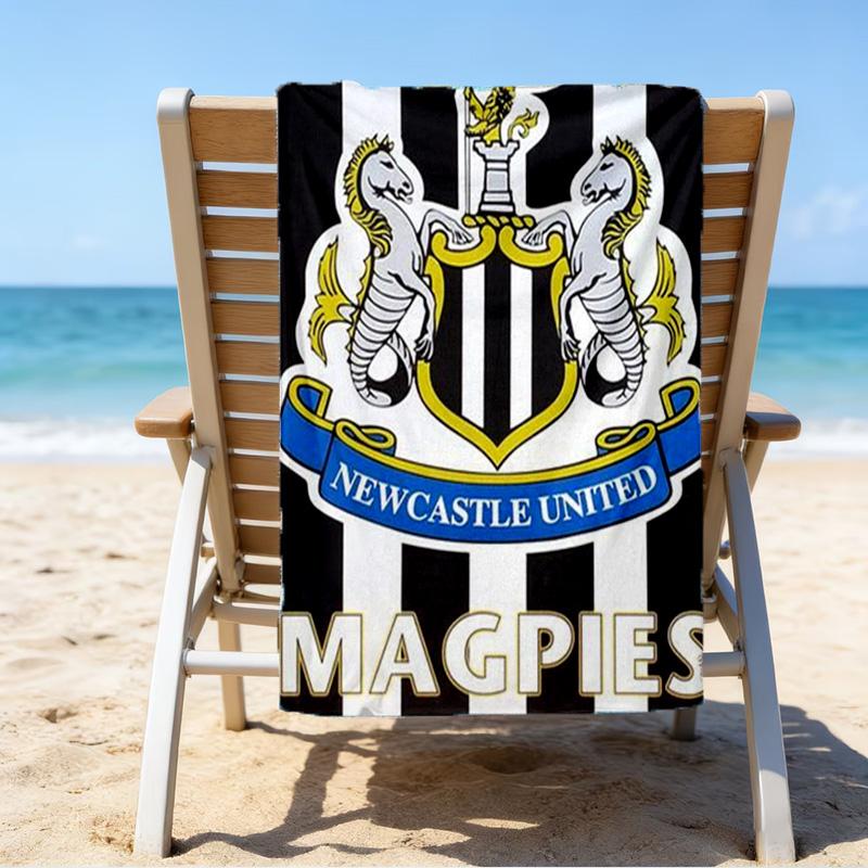 Strandtuch mit aufgedrucktem Wappen, Superweiche Mikrofaser, Perfektes Geschenk zum Geburtstag, für Pool, Strand, Reisen, für Familie und Freunde