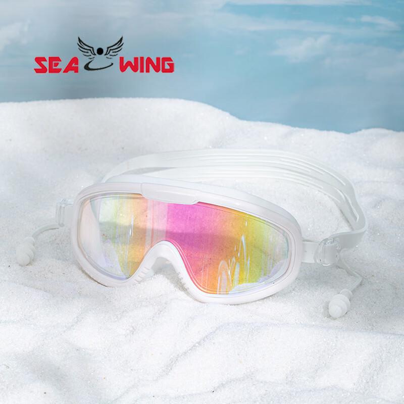 SEA WING Kids  Anti-Fog Swimming Goggles with Integrated Earplugs