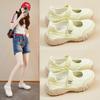 New Velcro Dad Shoes for Women Hollow Summer Student Casual Mesh Breathable