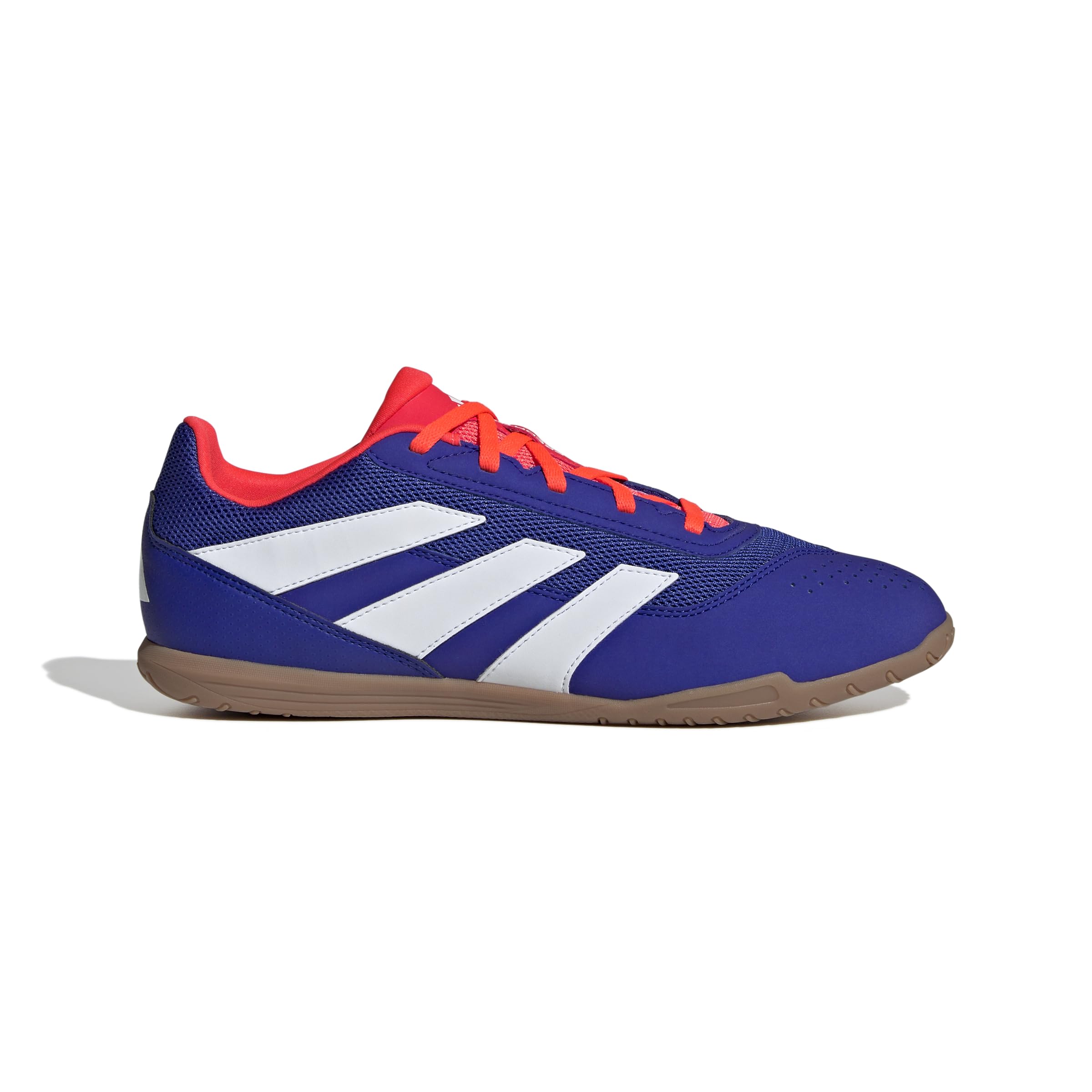

Adidas Predator Club IN SALA NIS18 Futsal Red Size cm Shoes, White/Lucid Blue/Solar (IF6403), 26.5