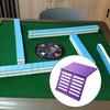 Mahjong Card Holder for Table 3D Printed Angled Viewing Display Rack Under-Mat Slide-in