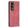 For Vivo Y400 5G Case Card Slots Geometry Imprint Leather Phone Cover