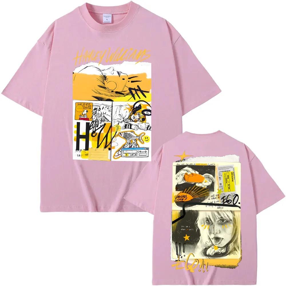 Ego Black TShirt Hayley Williams Same Style Unisex Summer Short Sleeve 100 Cotton Crew Neck Comfortable Women Men Tshirt