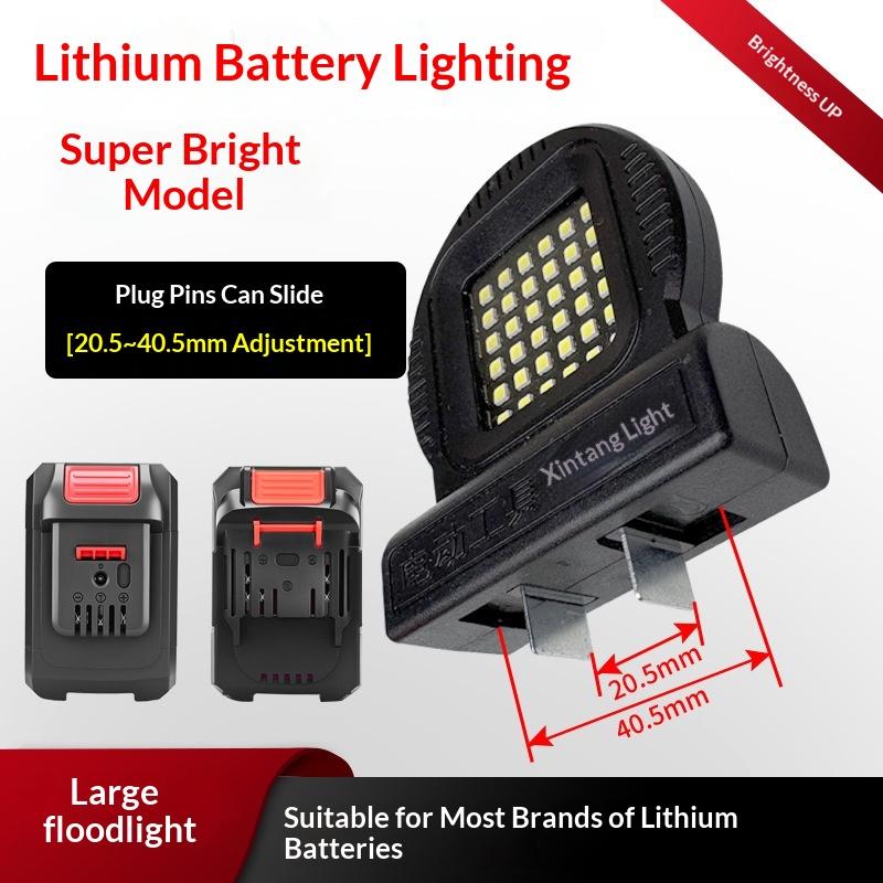 1/2/4Pcs Universal Portable Led Work Lamp For 18V-21V Li-Ion Battery Outdoor Camping Emerge Light Power Tool Accessories