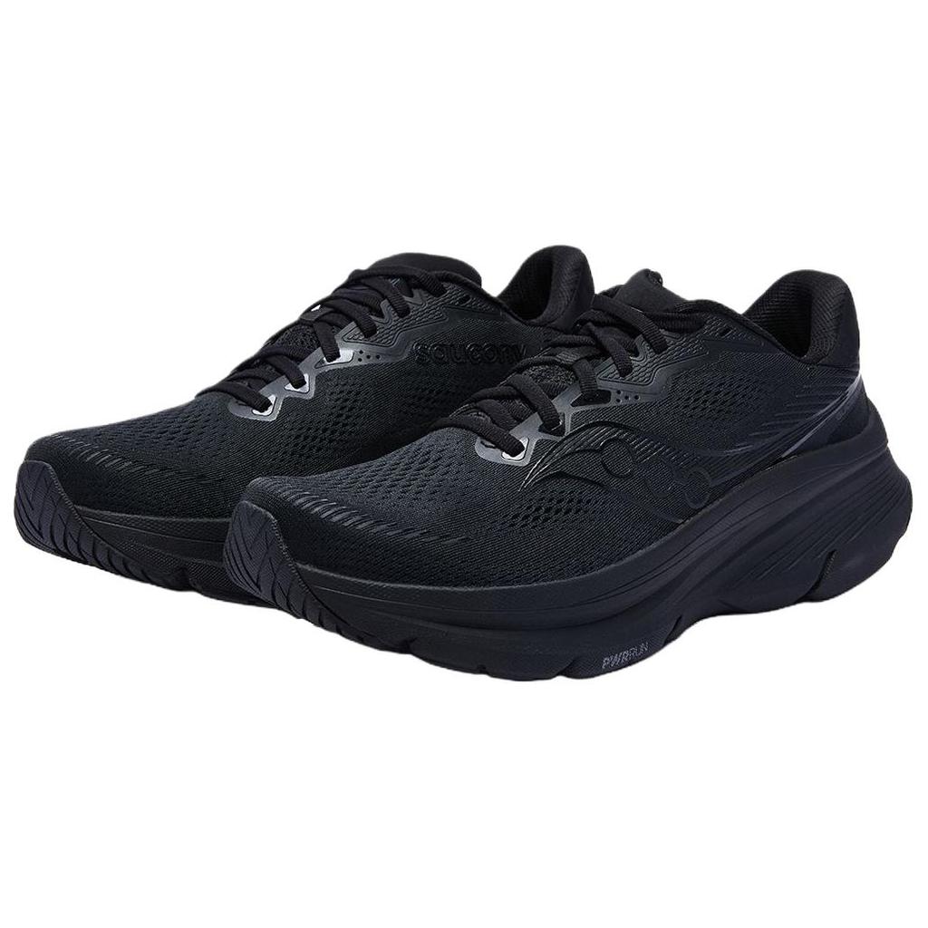 SAUCONY Scarpe da Ginnastica Uomo Guide 19 Versatili Comode alla Moda per Allenamento Pendolarismo Urbano Corsa Sneaker Nere S21058-101