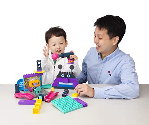 Anpanman Baikin Castle & Dadandan Block Set Bucket - Blocklabo Series Building Toy