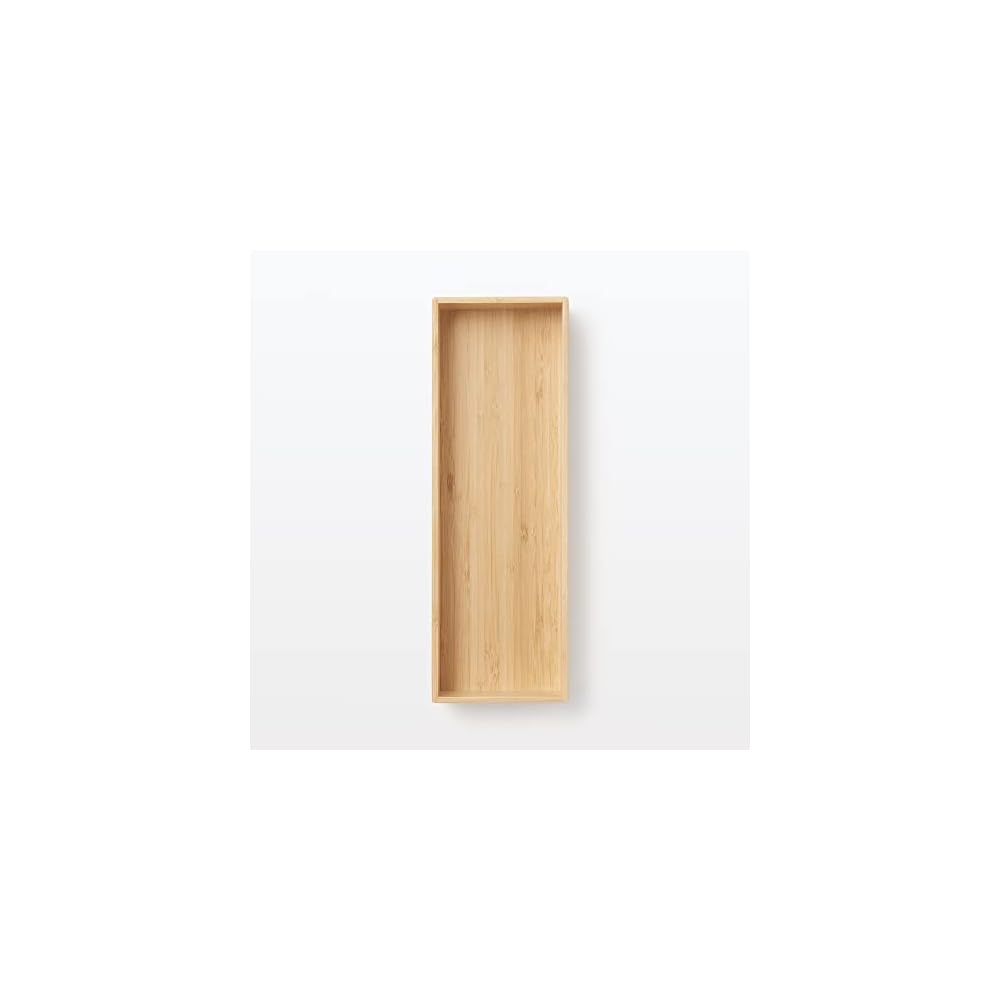 MUJI Stackable Bamboo Storage Box, Large, 115cm (W) x 34cm (D) x 55cm (H), Item No. 12057895,