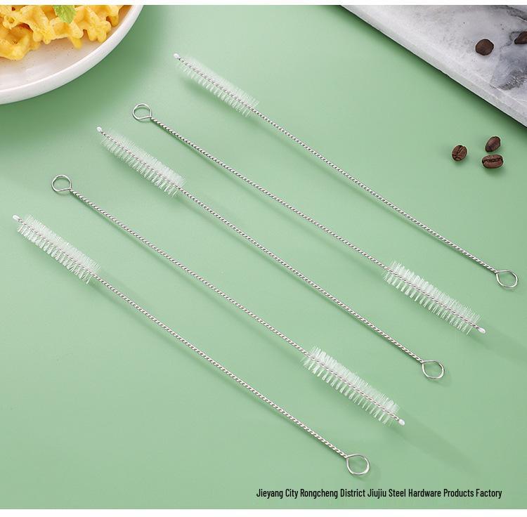 304 Stainless Steel Baby Bottle & Straw Cleaning Brush Set