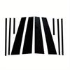 10pcs Gloss Black Window Door Pillar Posts Trim Cover Sticker Decoration Styling Auto Accessories Fit For Toyota RAV4 XA50 2019-23