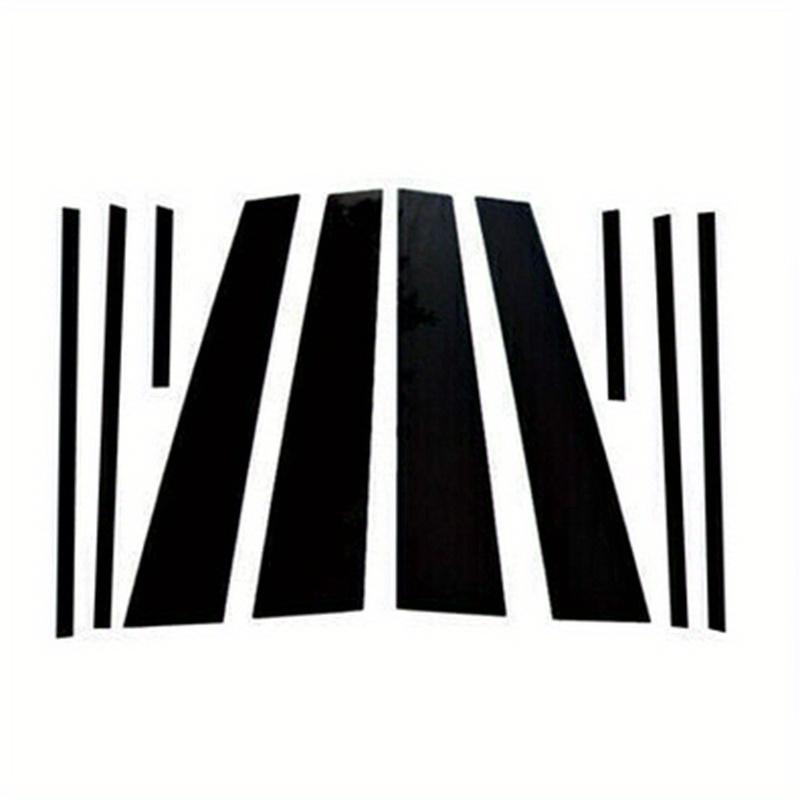 10pcs Gloss Black Window Door Pillar Posts Trim Cover Sticker Decoration Styling Auto Accessories Fit For Toyota RAV4 XA50 2019-23