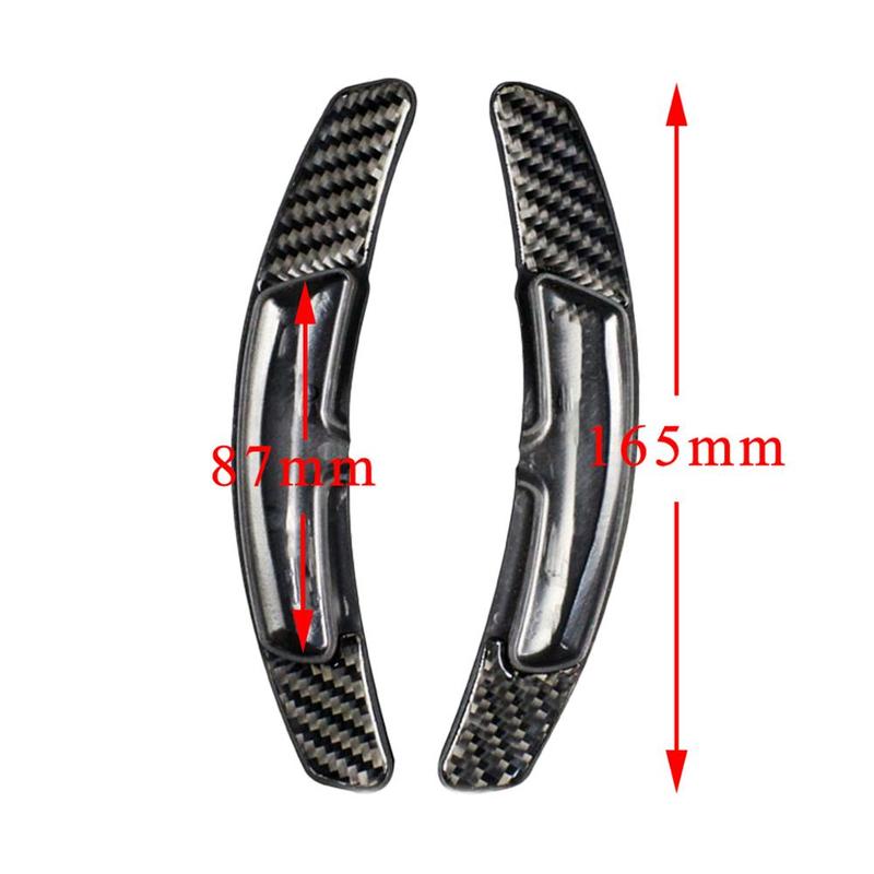 Accessories For Porsche 991 911 718 Panamera Macan Cayenne Carbon Fiber PDK Steering Wheel Shift Paddle Extend Trim