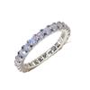 Geometric Plain Ring with Zircon Inlay Design, Versatile and Sophisticated Niche Index Finger Ring