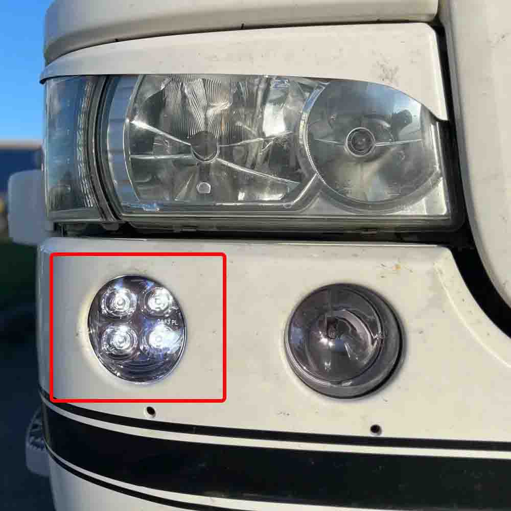 2X Car Front Fog lights For Scania G440 G450 P380 P410 R450 R620 LED Fog Light Assembly headlight Parts accessories 1pair