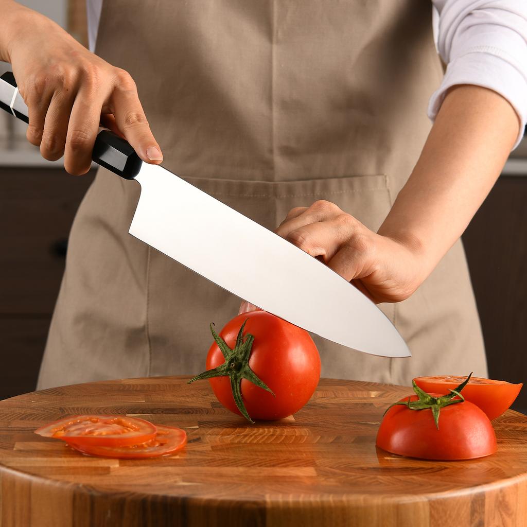 9.5-Inch Traditional Japan Gyuto Multi-purpose Chef Knife with Slip-resistant G10 Handle