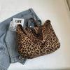 1Pc Large Capacity Leopard Print Tote Bags, Canvas Bags, Shoulder Bags, Handbags, Shopping Bags—women's Bag Trend