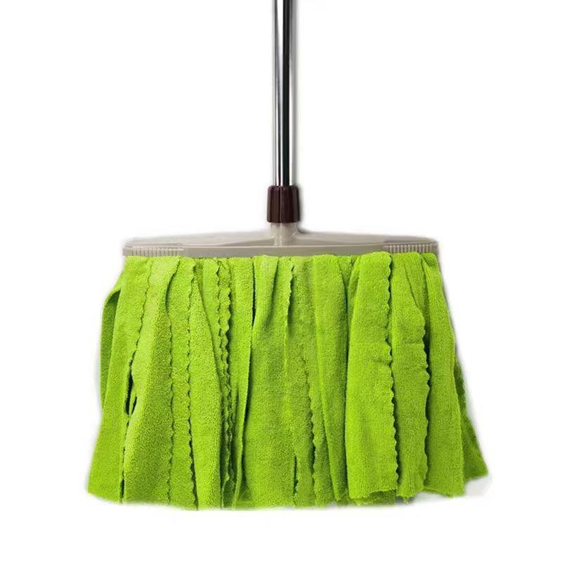 Ultra-Fine Fiber Stainless Steel Mop Head: Large, Thick, Traceless, Ideal for Shopping Malls.