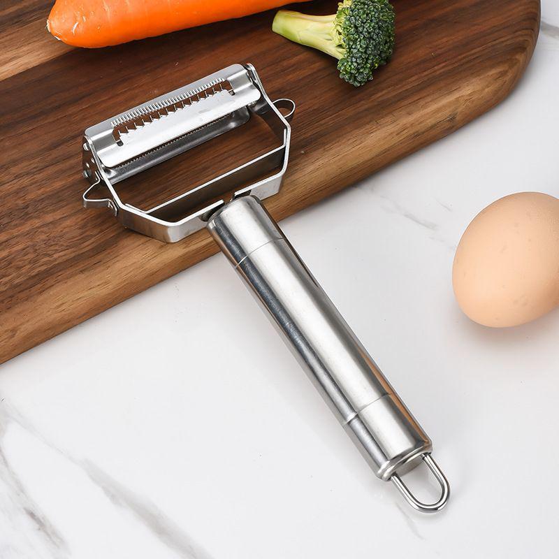 Stainless Steel Double-Headed Multi-Peeler for Fruits and Potatoes