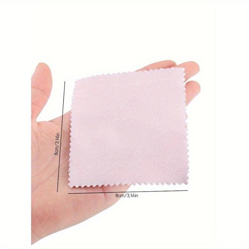 10pcs/Set Suede Silver Polishing Cloth, Special Wiping Cloth For Silver Jewelry, Square Silver Polishing Cloth, Double-Sided Mirror Cleaning Cloth