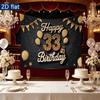 1pc Birthday & Wedding 33rd Number Elegant Hanging Banner