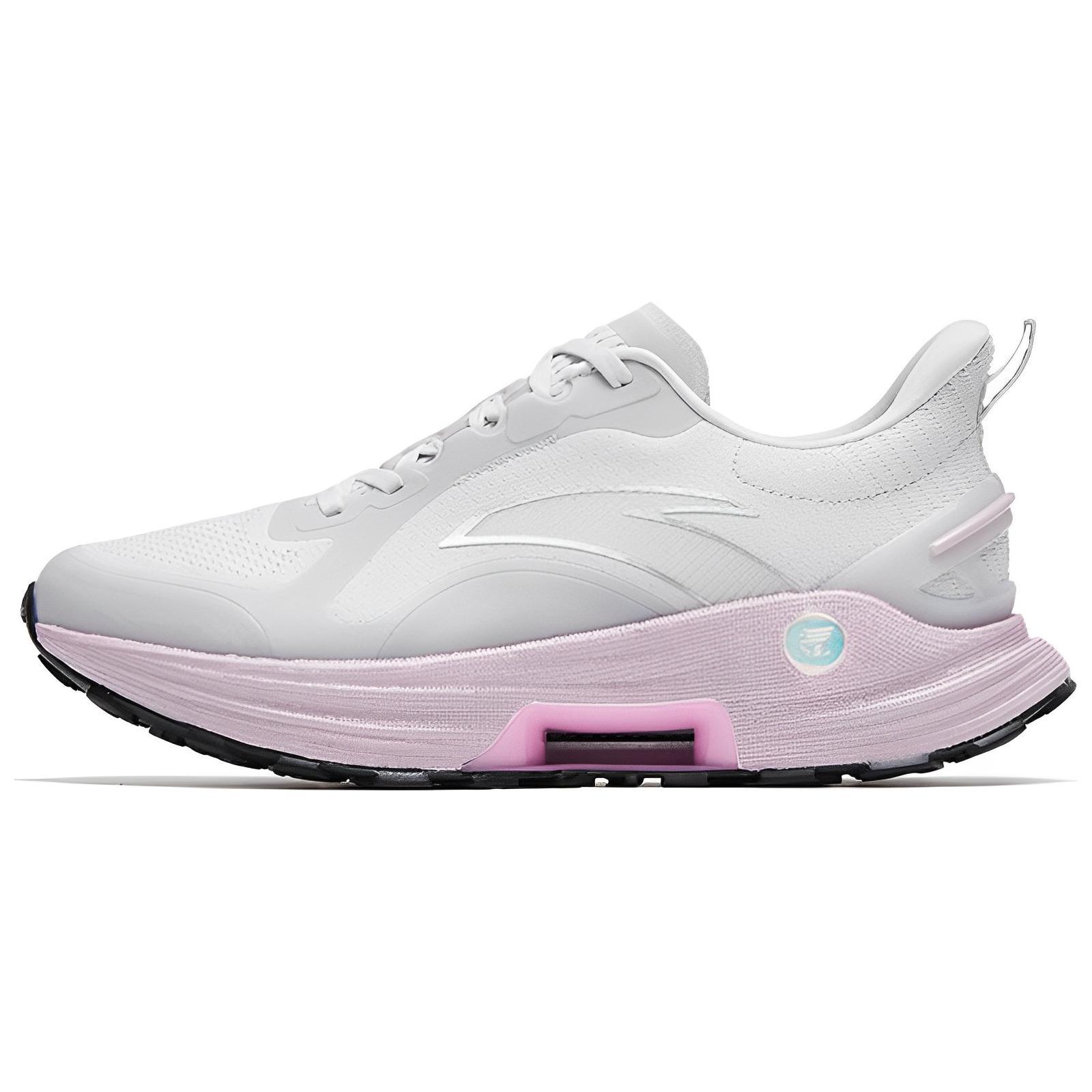 

New Anta Gen 3.0 Slip Resistant, Abrasion Resistant, Breathable Low Top Running Shoes Women s Gray Pink 122315580-1 36.5