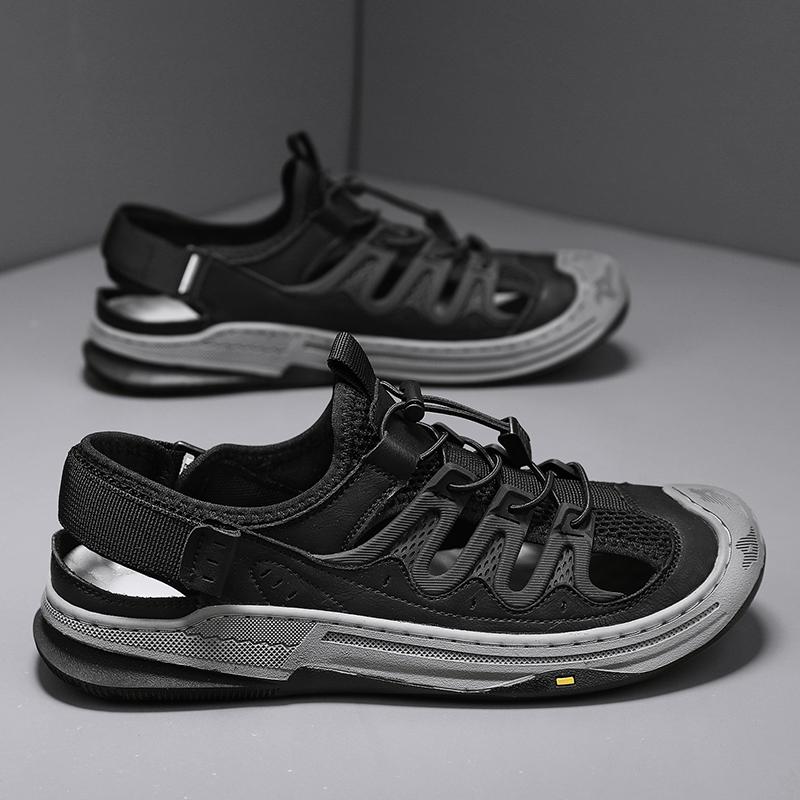 

Мужские сандалии Полые пляжные сандалии 39 чёрный