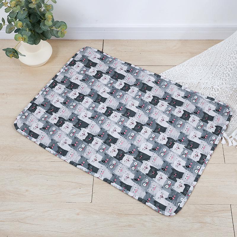 Reusable Washable Pet Incontinence Pad: Absorbent, Non-slip, Waterproof Dog & Cat Training Pad