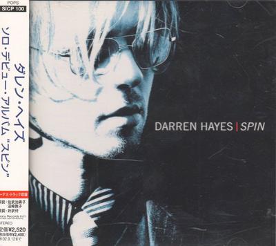 CD DARREN HAYES Spin SICP100 Sony Records In 2002 Japan ObiDance Electronica Used