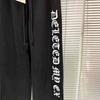 Grailz Project G/R Printed Sweatpants Gothic Style Loose Fit Casual Trousers Young Men