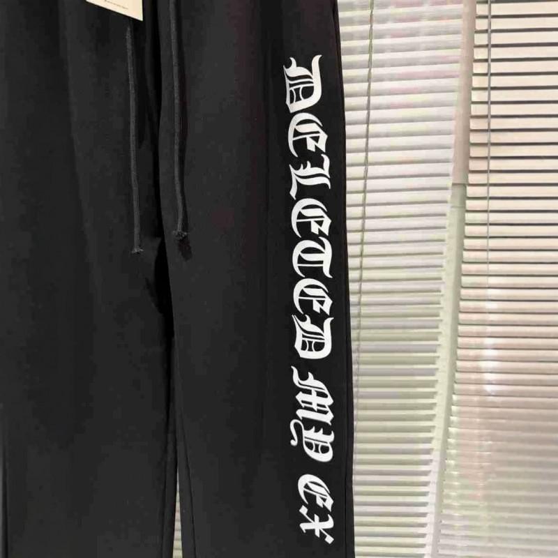 Grailz Project G/R Printed Sweatpants Gothic Style Loose Fit Casual Trousers Young Men