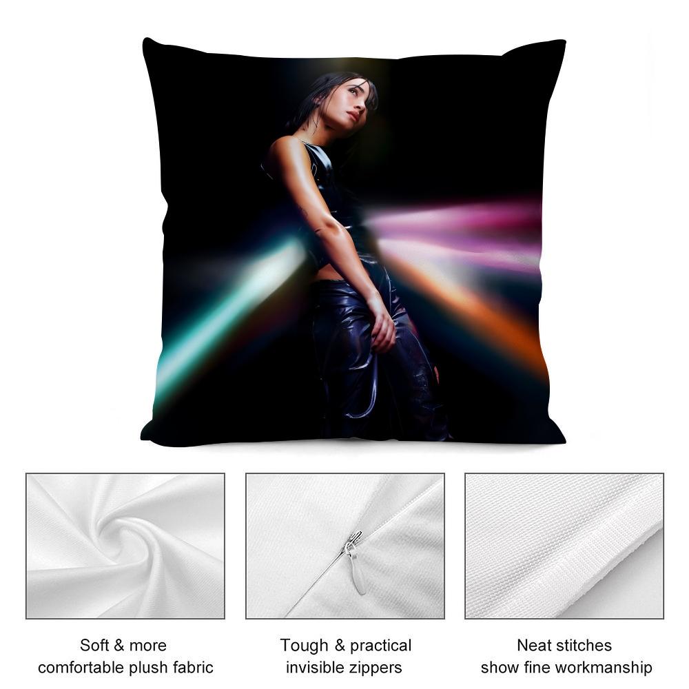 Singer A-Aitana Alpha Pillow Case Short Plush Pillow Covers Sofa Decorative Gift Home Double-sided Printing Cushion Cover