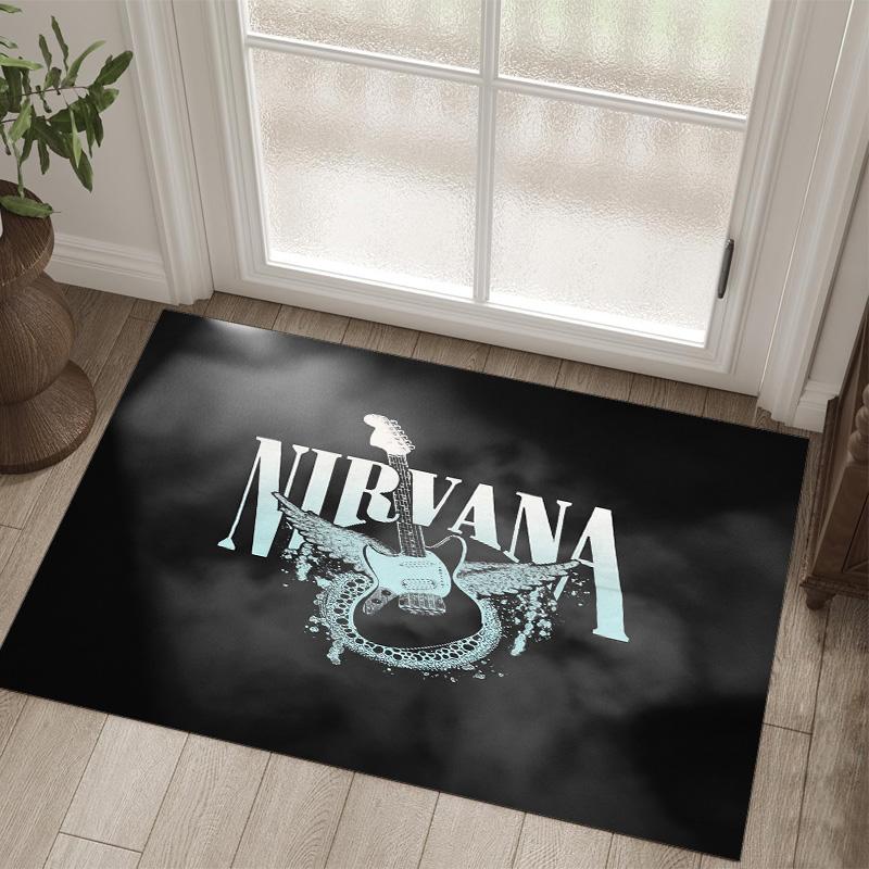 Nirvana Design Crystal Velvet Carpet Cozy Non?Slip Printed Rug For Bedroom Living Room Entrance