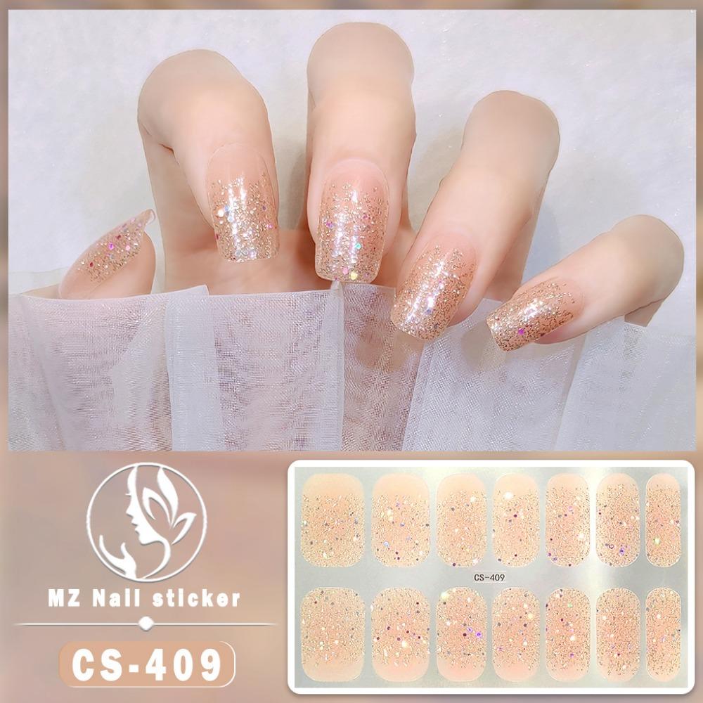 CS No-bake Gel Nail Polish Film Waterproof Full Sticker Chinese Style Panda Manicure Sticker Nail Sticker