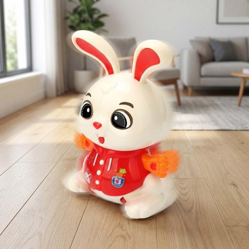 Colorful Sound Bunny Electric Toy 360° Rotation Kids Electric Bunny Toy  Birthday Gift