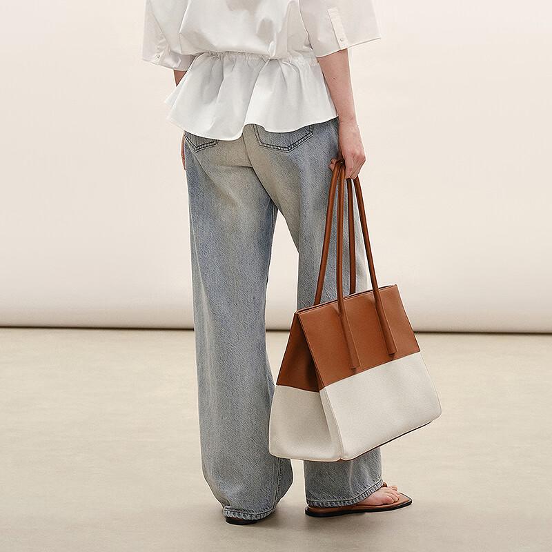 Less 2026 Summer Wide-Leg Denim Pants