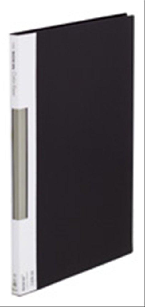 King Jim Clear File, Color Base, Side-In, 40 Pockets, A3 Size, Black, 157C-BK