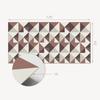Naklejany Panel Pcv Z Motywem Idealny Do Przedpokoju 120X60 Cm Wzór Geometryczny Z Trójkątami