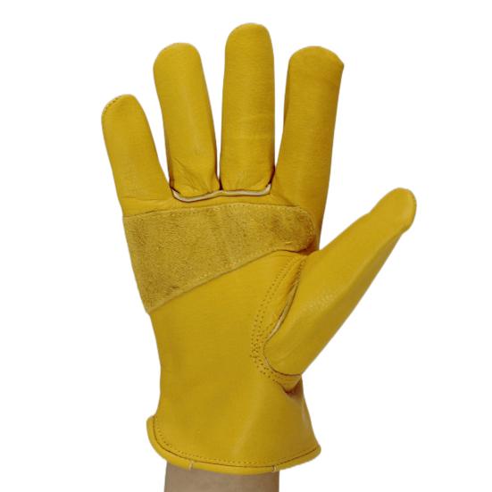 1 Pair Faux Leather Working Gloves Anti-slip Waterproof Thick Men Women Hand Protector Protection Housework Yardwork Outdoor Gardening Gloves