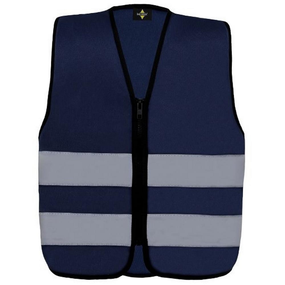 Korntex Childrens/Kids Aalborg Front Zip Safety Hi-Vis Vest